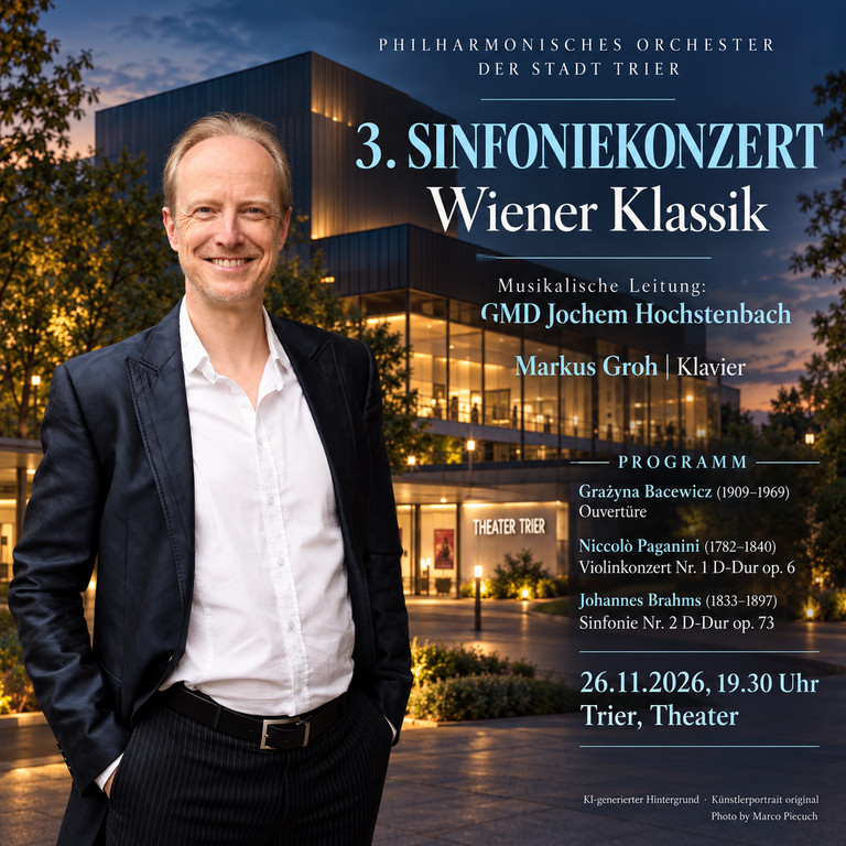 PHILHARMONISCHES ORCHESTER DER STADT TRIER – 3. SINFONIEKONZERT